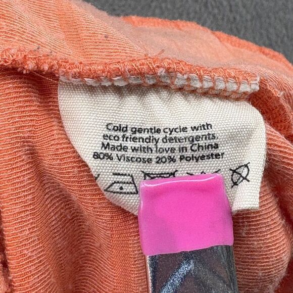 ARAMINTA JAMES Terry Wave Shirt & Shorts Set in Orange size small - Picture 15 of 16